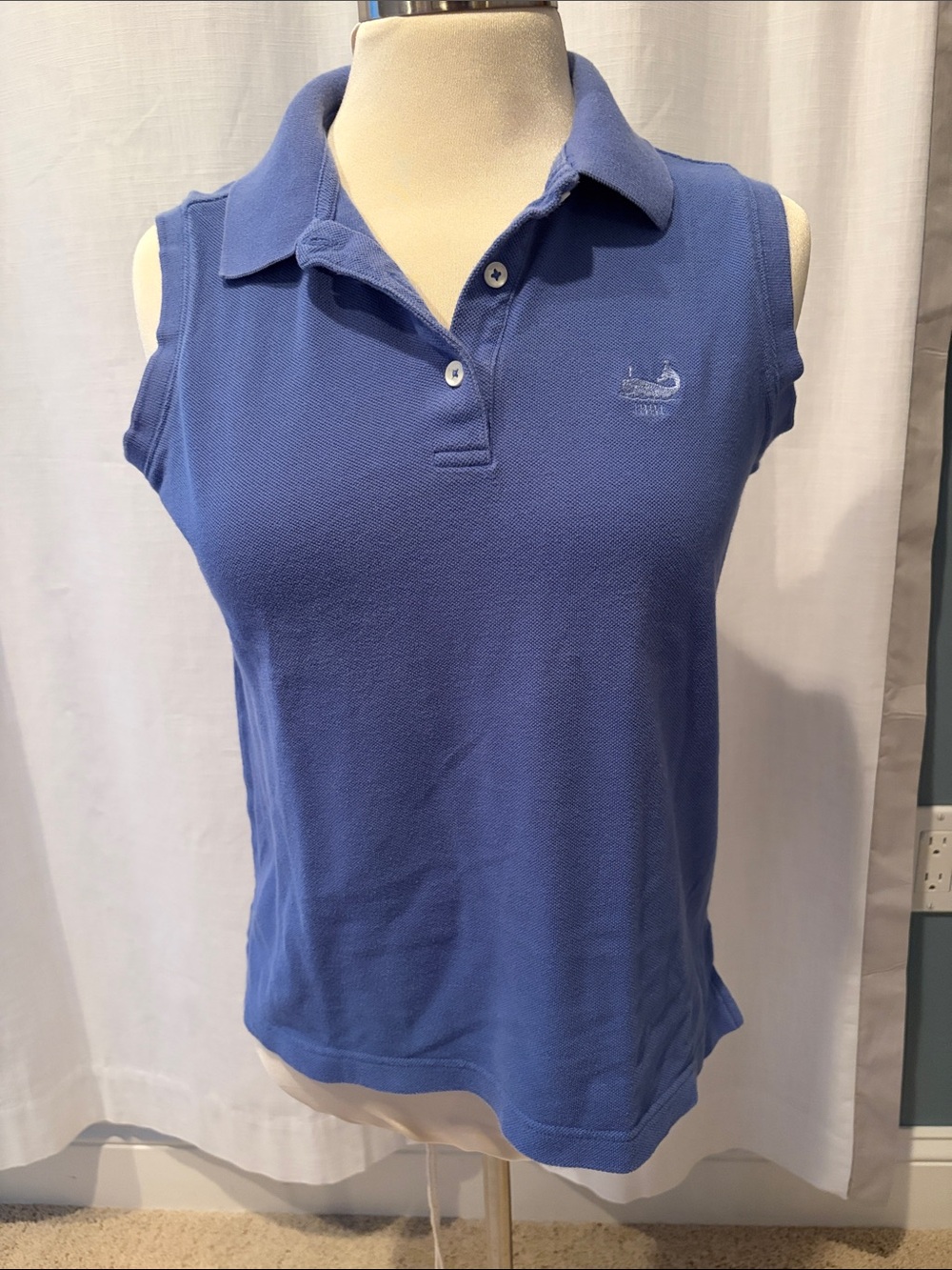 Ashworth Girls Sleeveless Polo in Lavender Blue